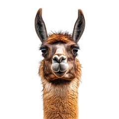 close up of a llama