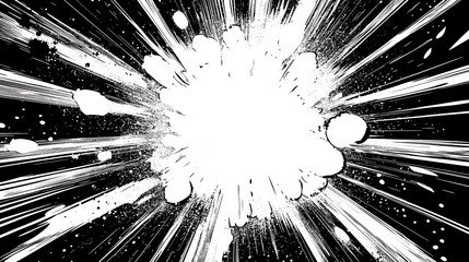 Fototapeta premium Texture featuring a grunge noise gradient, dirty grain background, dotted halftone overlay, and a sand dusty distressed pattern, all combined with a grungy grit design and black-white random dots