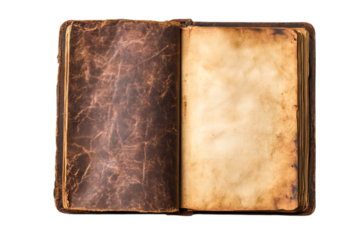 old book isolated on white