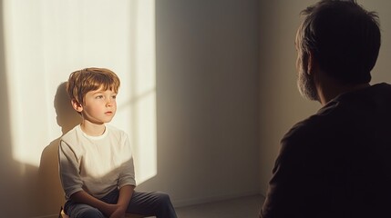 Autism research professional observing a child鈥檚 reaction to social cues. Featuring emotional responses and autism assessment