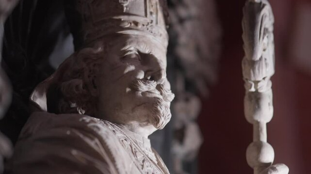 Christus Figur in Kirche, Glaube, heilig Mamor Statue