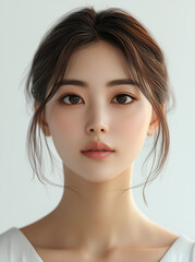 Fototapeta premium beautiful Korean woman in her thirties with flawless skin