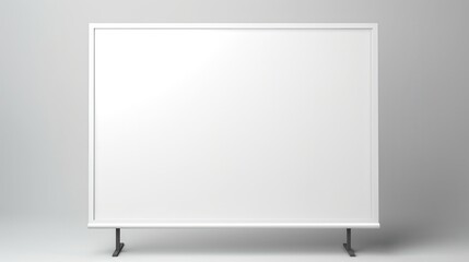 Obraz premium Collaborative team brainstorming session in a modern office with minimalist whiteboard design