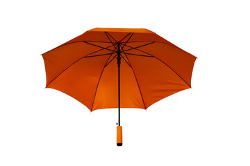 orange umbrella isolated on white background © Svitlana