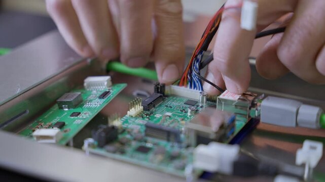 Elektronik, Platine, Kabel, Mikrochip, Steckverbindung, Hardware, Technik, Entwicklung, Reparatur, Feinmotorik, Schaltkreis, L&ouml;ten, Prototyp, Debugging, Montage, Rasberry Pi