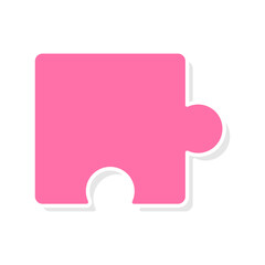Shapes of a puzzle pieces icon vector, puzzle pieces icon vector illustration perfect for education or business needed