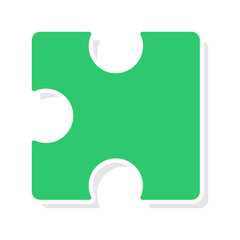 Shapes of a puzzle pieces icon vector, puzzle pieces icon vector illustration perfect for education or business needed