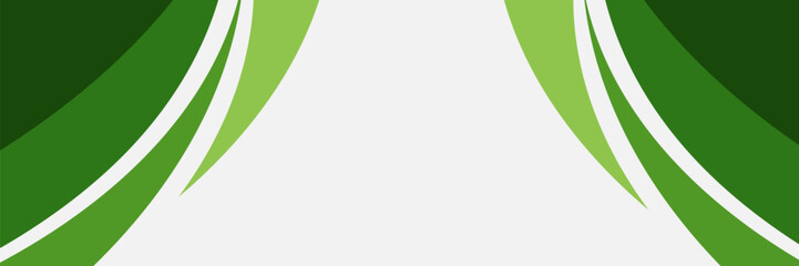 abstract green background design with dynamic curve. modern green background template