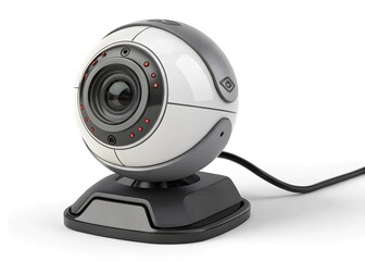 webcam isolated on a white background