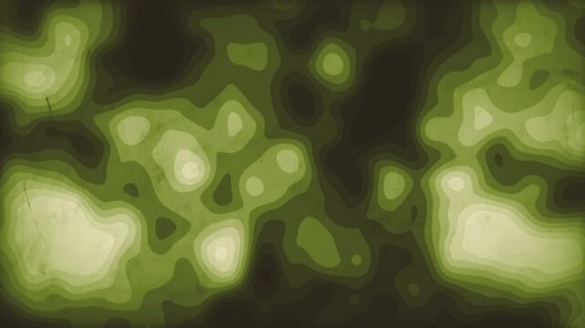 Vintage Military Army Camo Animation/ An abstract army military animation with camouflage patterns in a seamless loop. Topography map with curve shapes slowly morphing
