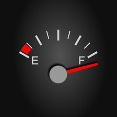 Unspecified gauge past the full mark