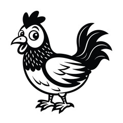 Hen Vector Illustration