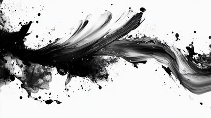 Abstract ink painting