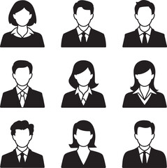 business people icons