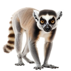 Fototapeta premium Ring-tailed Lemur Close-up: Wildlife Photography, Madagascar