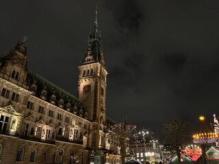 Fototapeta premium Rathaus, Hamburg.