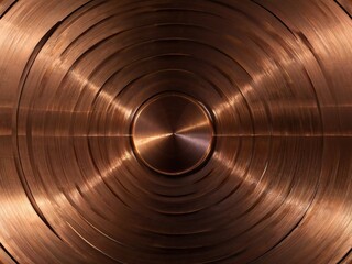 Obraz premium Close-Up of Textured Copper Surface with Circular Patterns