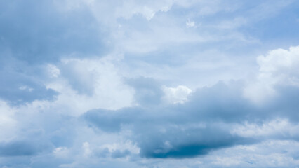 Soft White Clouds and a Deep Blue Sky from Above