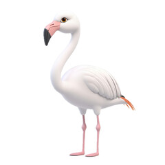 Obraz premium Elegant Flamingo in a Bright and Colorful Style