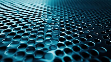 Obraz premium Abstract blue metallic texture, gradient lighting