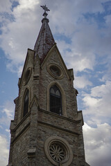 Chapitel of historical church parish Santa Rosa de Lima, Tornquist. Buenos Aires, Argentina