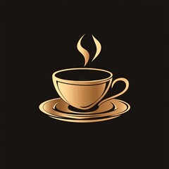 Obraz premium coffe shop logo