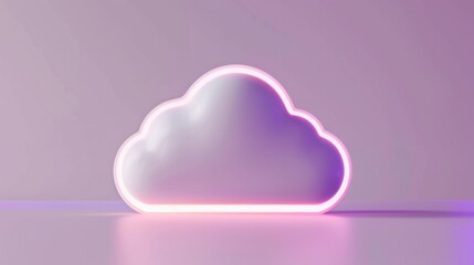 pink cloud decor object