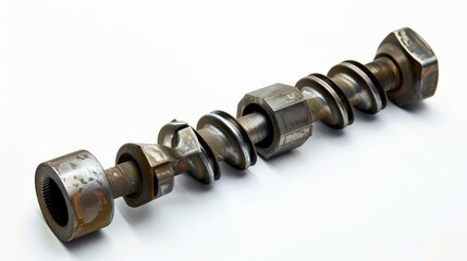 camshaft engine part closeup