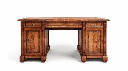wooden office desk classic design