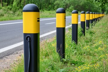 Electric Vehicle EV Charging Station Green Energy public electric vehicle Charging point stationed image