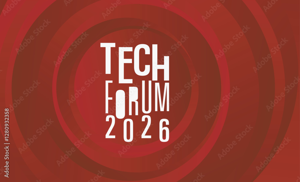 Poster logotype abstract graphic eps vector design of annual event summit and title made for technology for