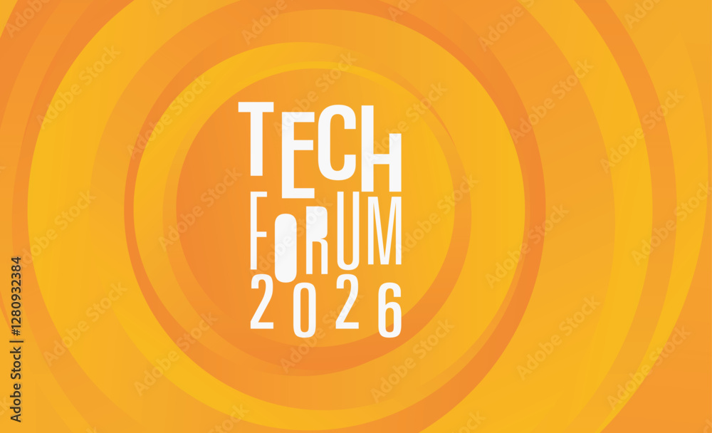 Poster logotype abstract graphic eps vector design of annual event summit and title made for technology for
