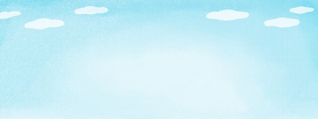 可愛い手書きの空の背景