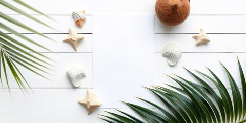 A serene and intimate still life setup on a distressed white wooden table
