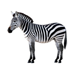 Obraz premium Elegant Zebra with Striking Black and White Stripes