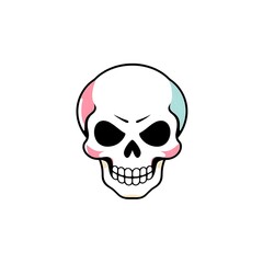 Adorable Skull Logo - Cute and Playful Skull Design for Various Uses