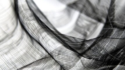 black mesh fabric texture