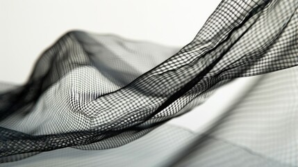 black mesh fabric texture