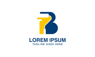 initial B logo painting © VianSmith