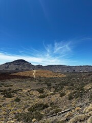 Rugged Mountain Terrain Near Teide Volcano – Geology and Adventure