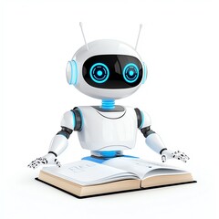 Edtech AI gamification, virtual mentor teaching through interactive challenges, 3D illustration