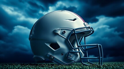 American Football Helmet - Classic and Protective Gear for Football Enthusiasts