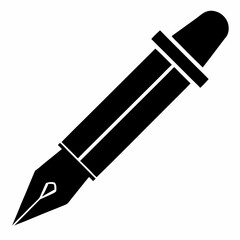 Vector of the Pen web icon on white background.