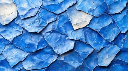 Fototapeta premium Abstract blue stone wall texture
