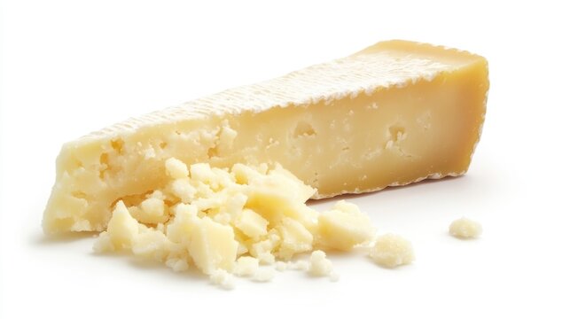 An appetizing close-up of several pieces of baked cheese, showing their tempting texture and melting nature. Ideal for cheese enthusiasts seeking a satisfying snack.
