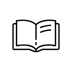 open book vector illustration