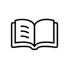 open book vector illustration