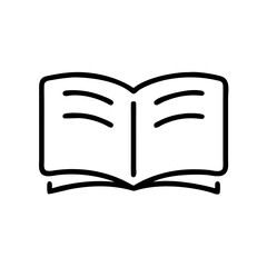 open book vector illustration