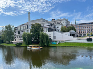 Latvian National Opera building in Riga