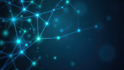 Fototapeta premium A graphical illustration representing a network or digital connectivity related to Semaglutide.